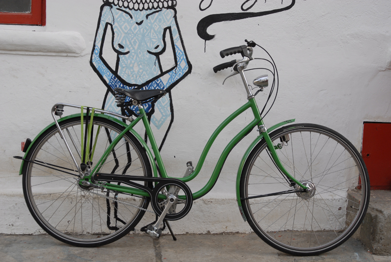 bici verde - all bici verde - all