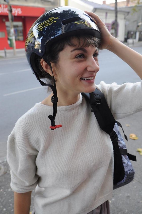 casca bicicleta dama