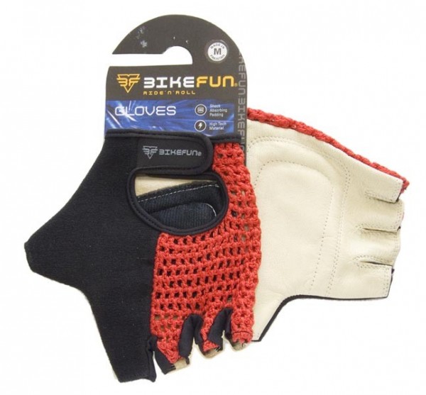 manusi tricot bikefun rosu negru manusi tricot bikefun rosu negru