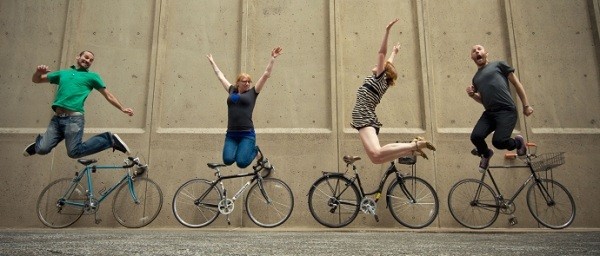 Pedalat cu fericire
