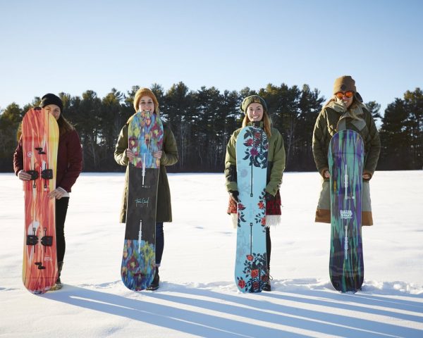 placa snowboard fete