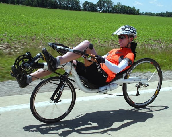 Bicicleta orizontala - recumbent bike