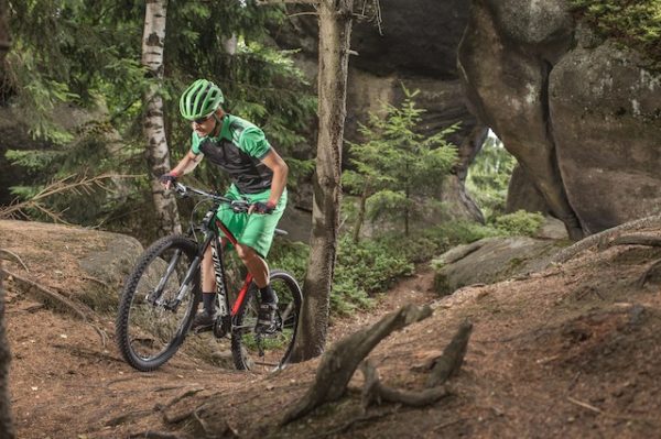 Traseu cu bicicleta la munte Traseu cu bicicleta la munte