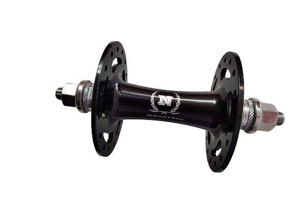 Butuc fata Novatec single speed Negru