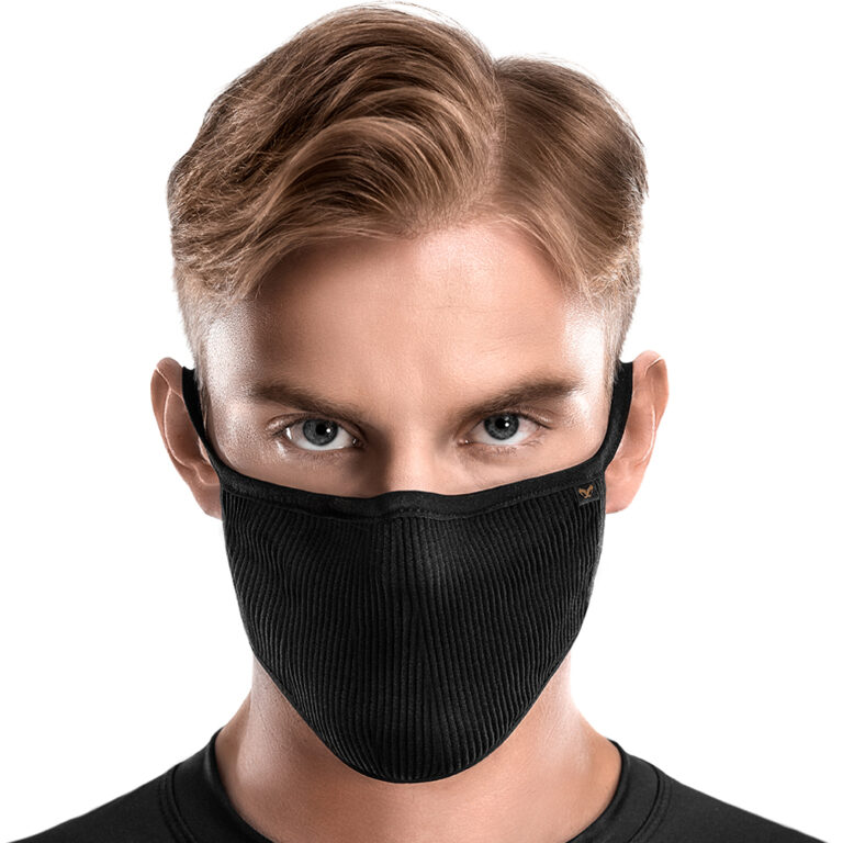 Masca antibacteriana pentru sportivi Naroo FU+ Copper cu filtrare particule Negru S