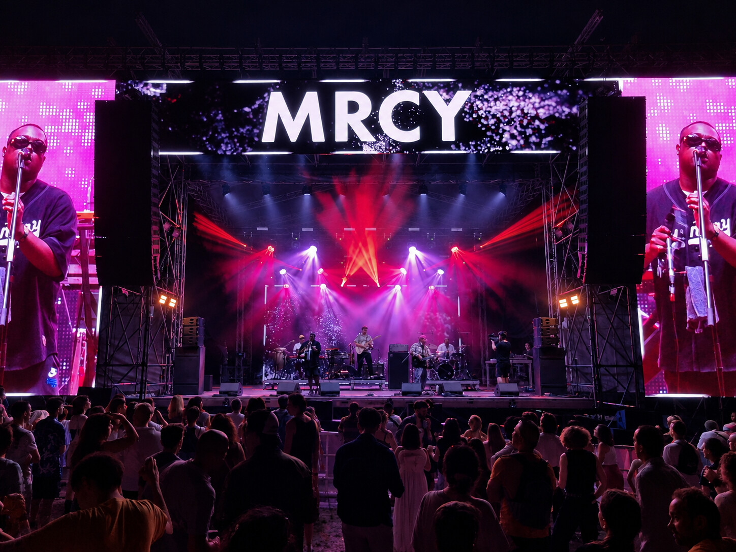 Atmosfera unui concert Summer Well pe scena MRCY, la Domeniul Știrbey din Buftea